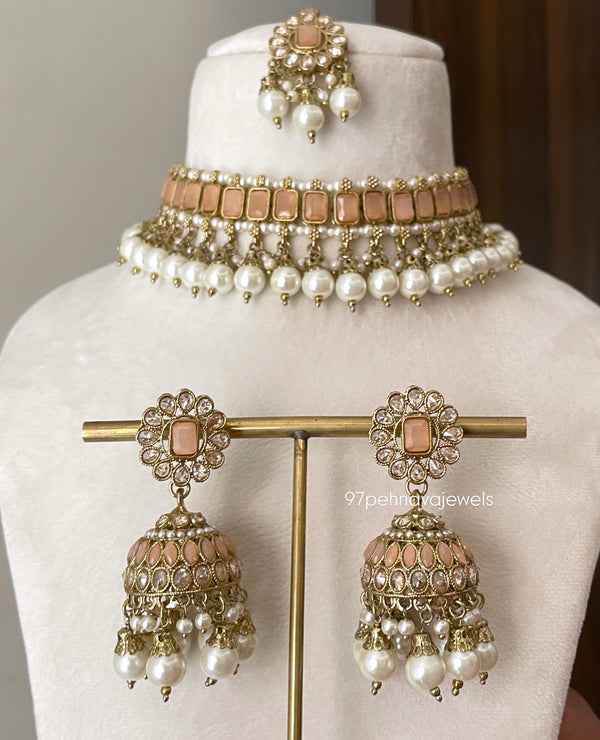 Hina Polki Choker Set