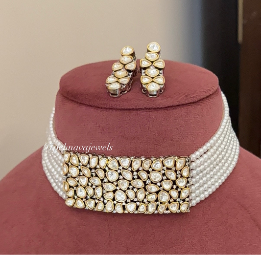 Sheil Moissanite Choker Set
