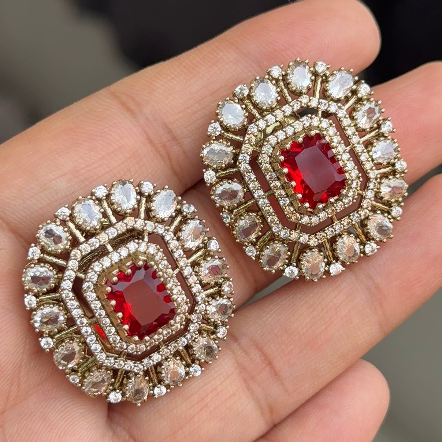 Vandani Crystal Studs