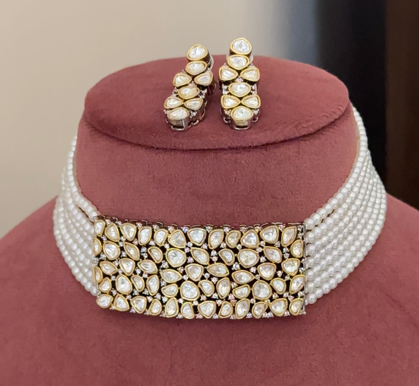 Sheil Moissanite Choker Set