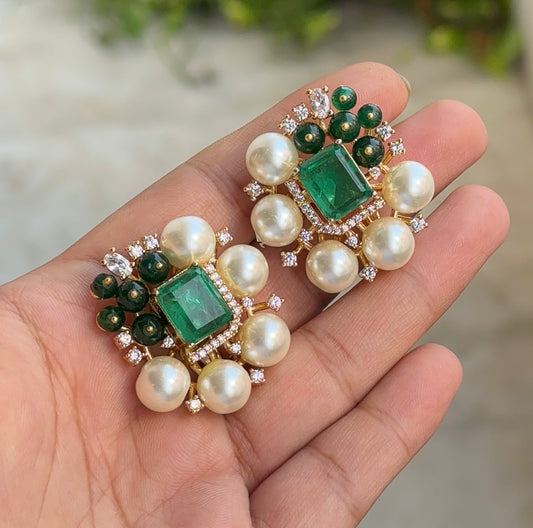 Pearl Doublet Studs