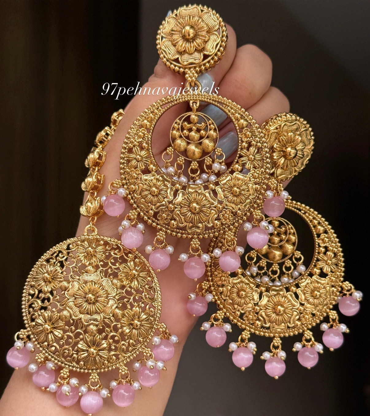 Inayat Gold Chandbali Tikka