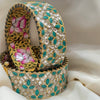 Jadau Gold Plated Opening Bangle