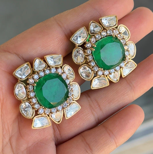 Moissanite Doublet Studs
