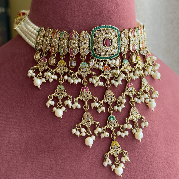 Abha Waterfall Necklace Set