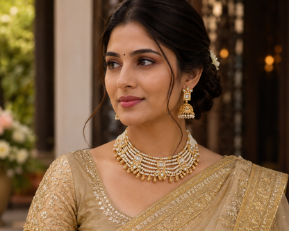 Surbhi Pearl Necklace Set