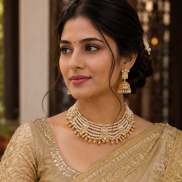 Surbhi Pearl Necklace Set