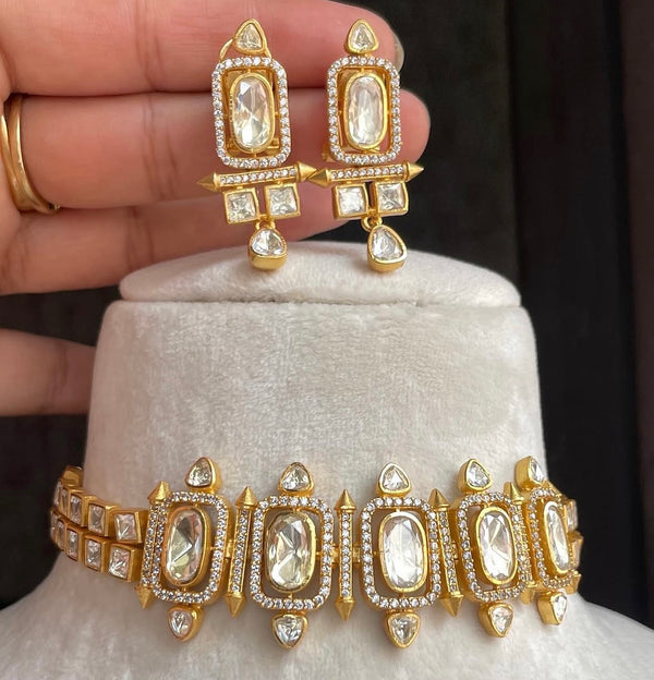 Moissanite Necklace Set
