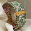 Jadau Gold Plated Opening Bangle