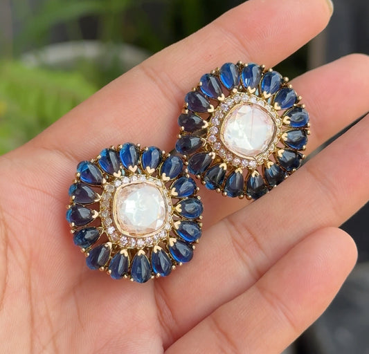 Vidhi Moissanite Studs