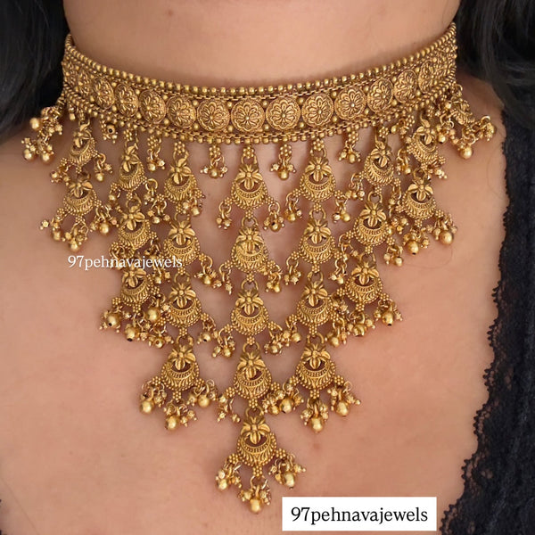 Mehar Waterfall Necklace Set