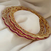Ruby Sleek Cut Bangles