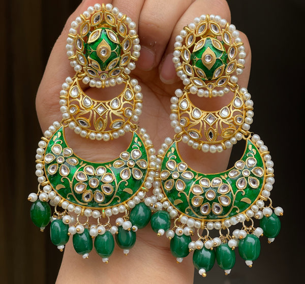 Enamel Earrings