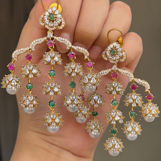 Chandelier Sakhi Earrings