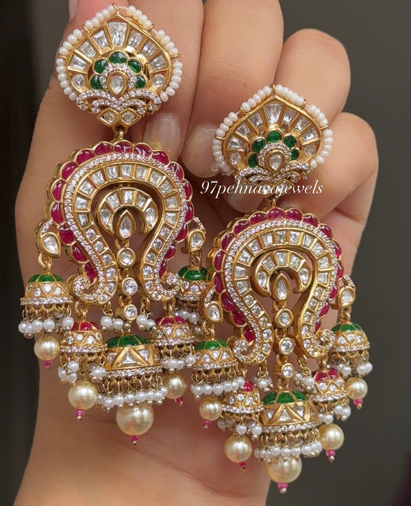 Radhika Moissanite Earrings