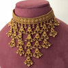 Mehir Gold Look Necklacs Set