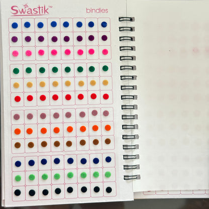 Plane Medium  Multicolored Bindi Book