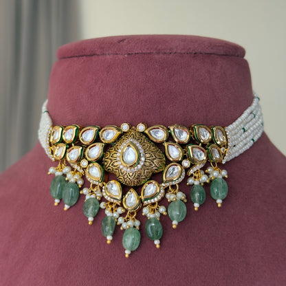 Megha AC Kundan Choker Set