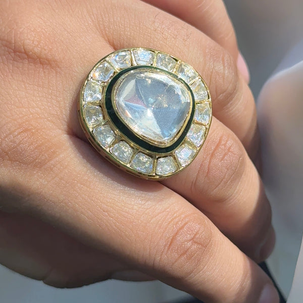 Vandhan Uncut Polki Ring