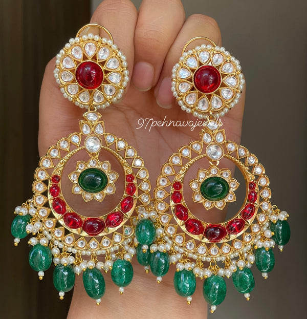 Mishka Kundan Earrings
