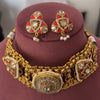 Anika Brass Handmade Fusion Necklace Set