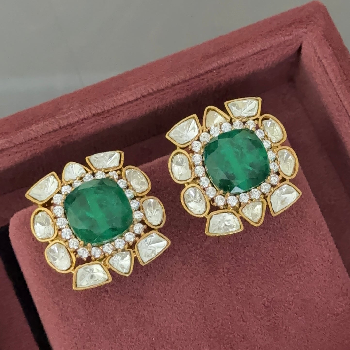 Siya Moissanite Doublet Studs