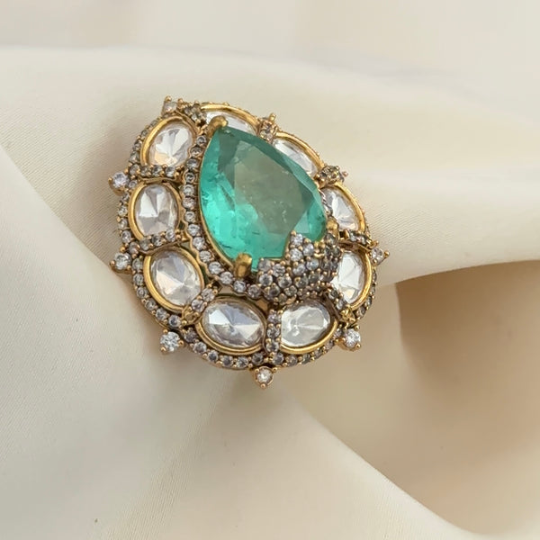 Vartika Moissanite Ring