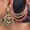 Elephant With Kanchain Earrings