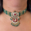 Manya New Polki Necklace Set