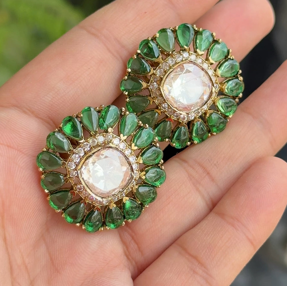 Vidhi Moissanite Studs
