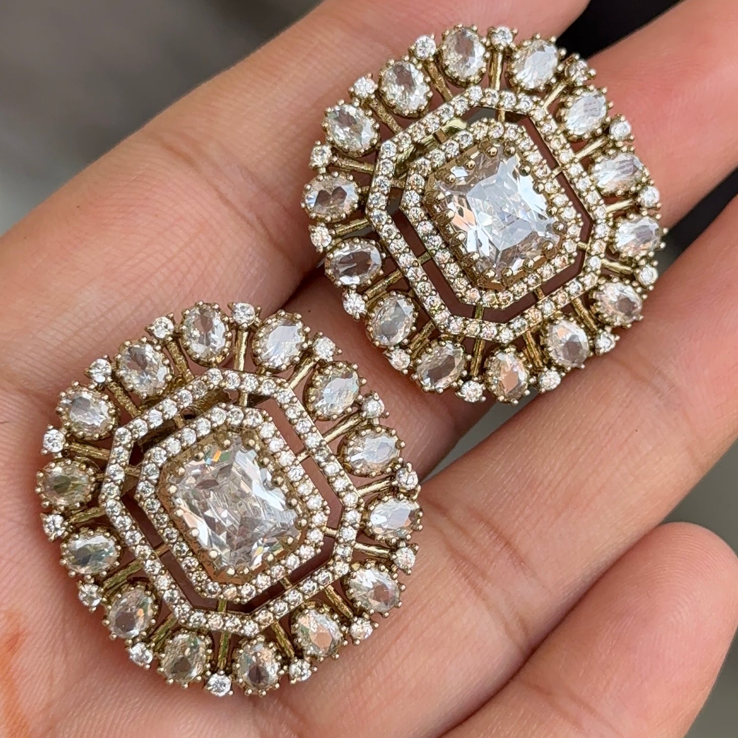Vandani Crystal Studs
