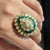 Zoya Moissanite Meena Ring