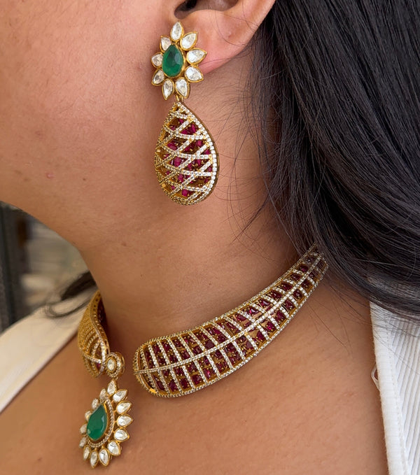 Ishvika Hasli Necklace Set