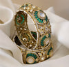 Nivetha Epoxy Kundan Opening Bangles