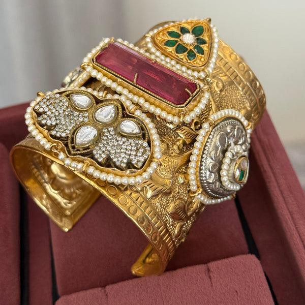 Jessica Fusion Brass Bracelet