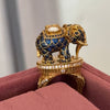 Elephant Polki Statement Ring