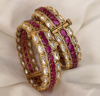Rushika Kundan Opening Bangles