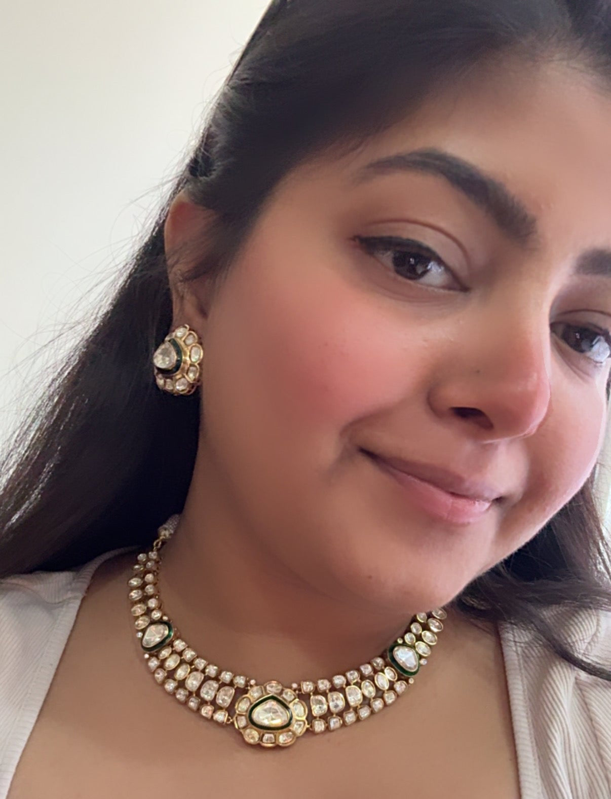 Avya Statement Polki Necklace