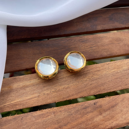 Kundan Round Studs