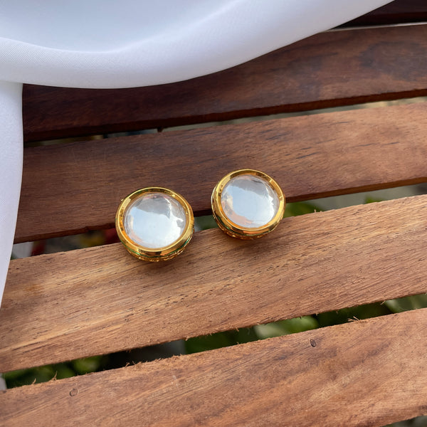 Kundan Round Studs