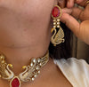 Prisha Peacock Necklace Set