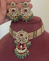 Manya New Polki Necklace Set