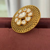 Gold Look Moissanite Ring