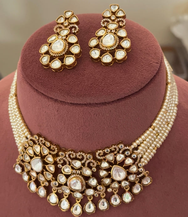 Tanisha Moissanite Necklace Set