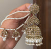 Ahana Padmavati Jhumka Tikka Set