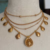 Diya Layered Moissanite Necklace