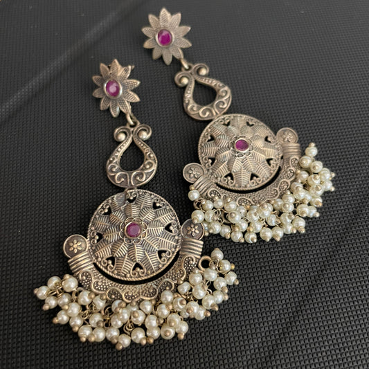 German Silver Danglers