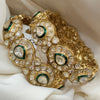 LB Moissanite Polki Meena Bangles