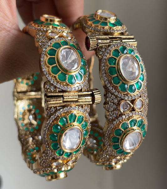 Nyra Opening Kundan Bangles
