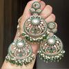Nazmeet Mirror Earring Tikka Set